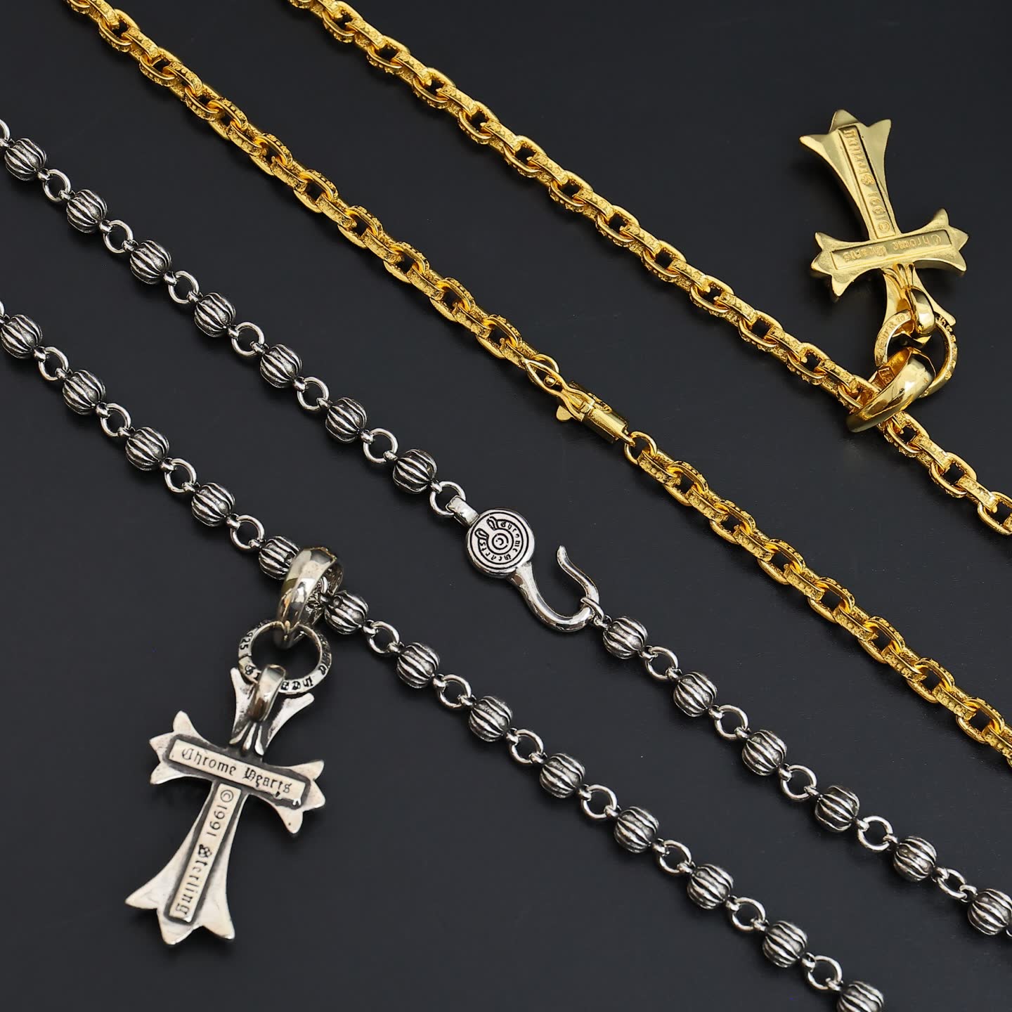 Chrome Hearts The Heartsoul Cross Pendant Necklace